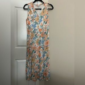 Beautiful flower midi dress from loft